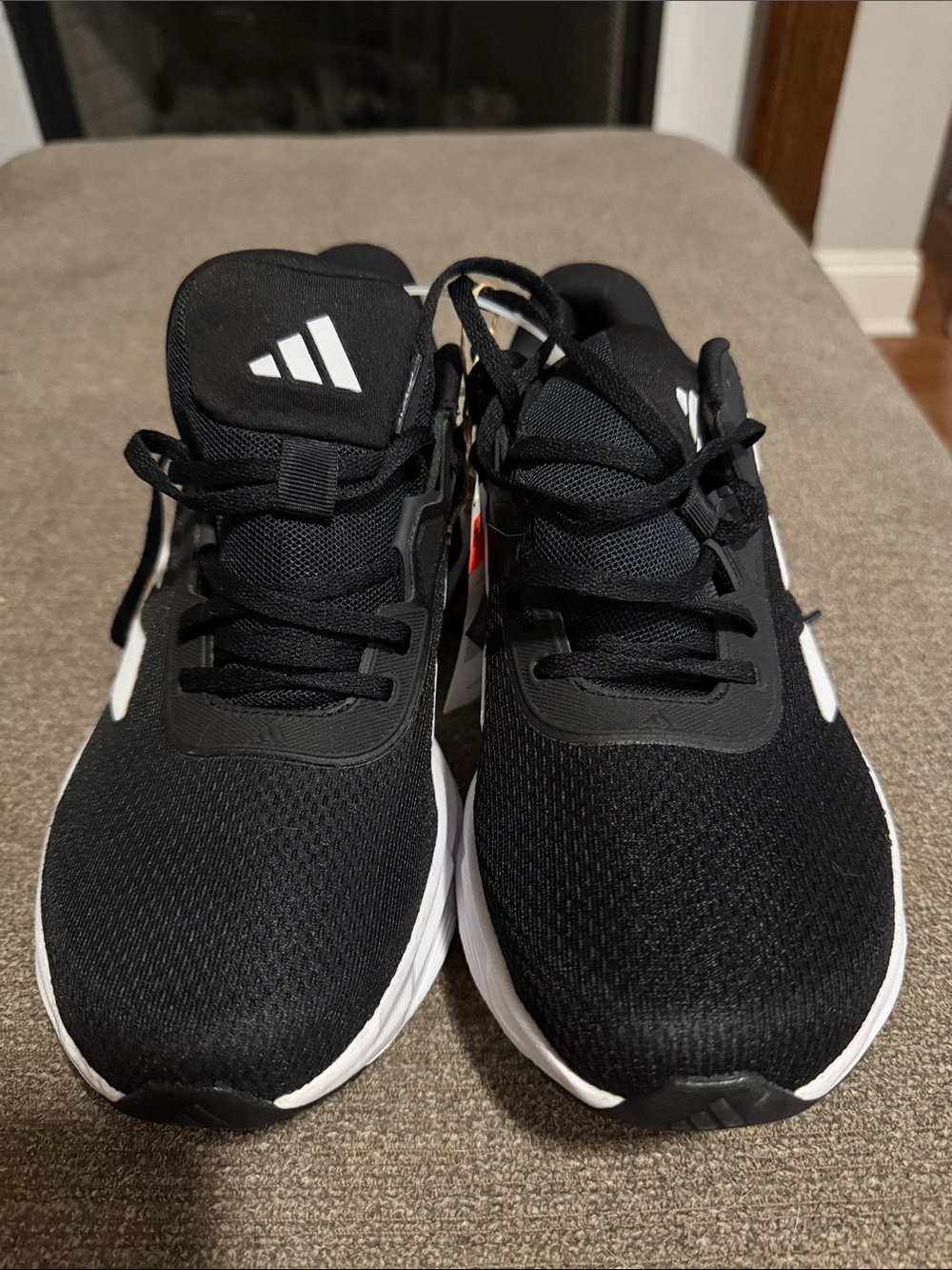 adidas Black and White Cloudfoam Athletic Shoes NWT No Box - Picture 2 of 5